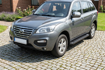 Lifan X60 2011- Trittbretter Allmond Black (2 Stk., Aluminium) Foto 1