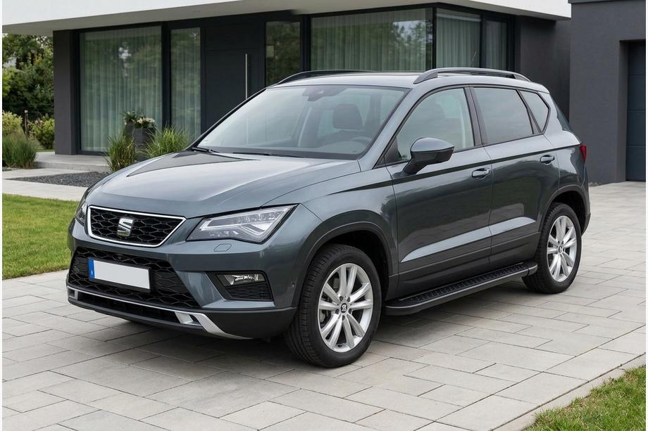 Seat Ateca 2016- Trittbretter Allmond Black (2 Stk., Aluminium) Image