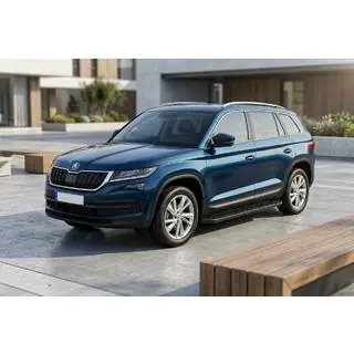 Trittbretter Allmond Black (2 Stk., Aluminium) Skoda Kodiaq 2016-2023 Foto 1