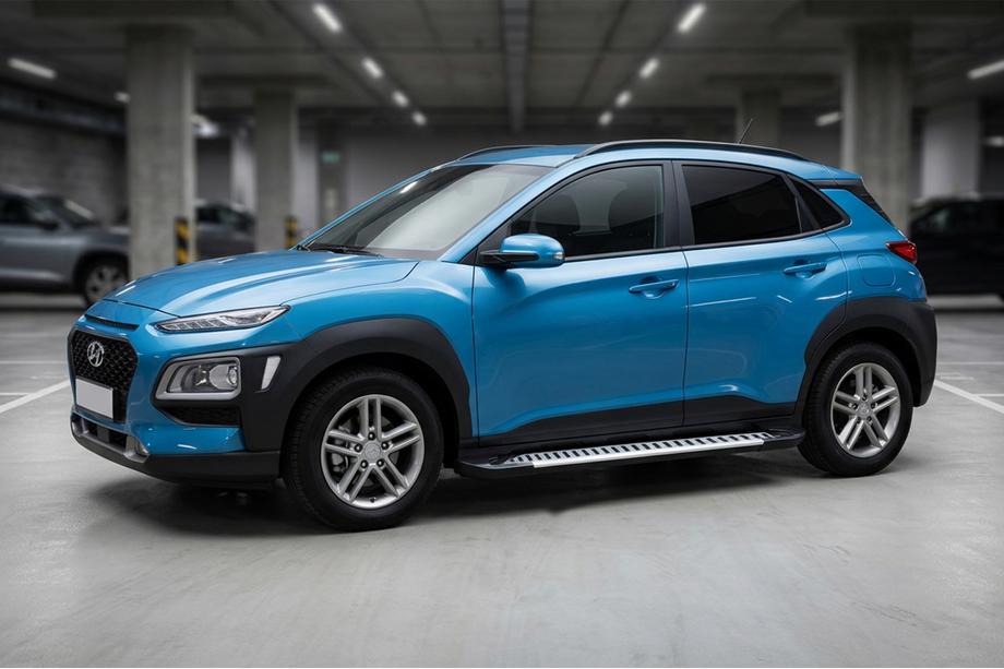 Hyundai Kona 2017-2023 Seitenschweller Line (2 Stk., Aluminium) Image