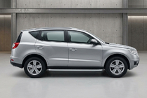 Geely Emgrand X7 2011- Seitenschweller Tayga Grey (2 Stk., Aluminium) Foto 1
