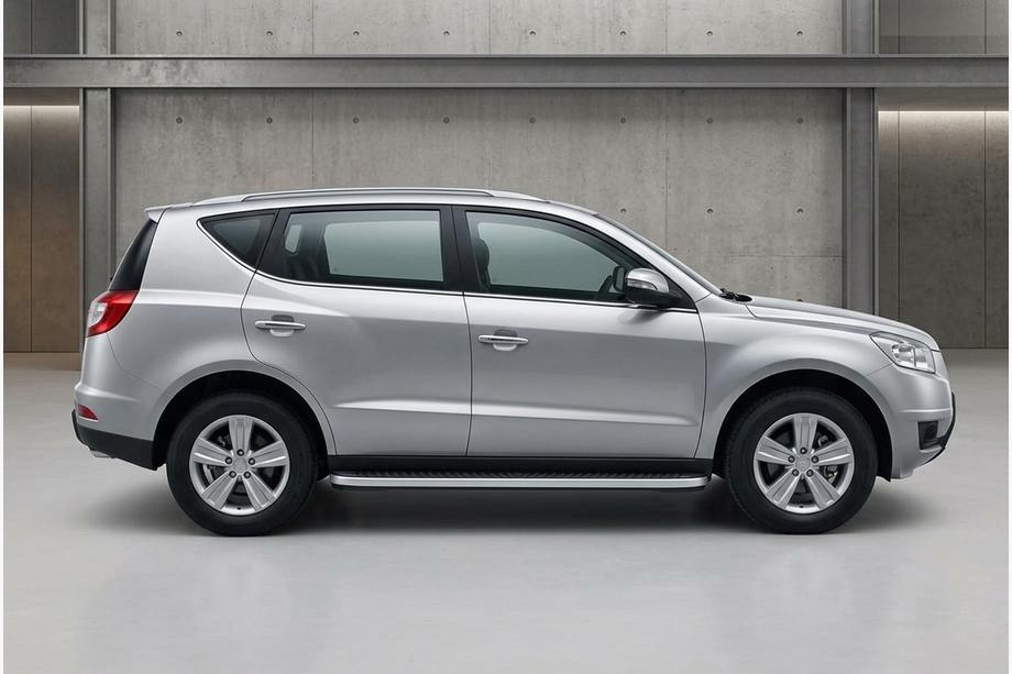 Geely Emgrand X7 2011- Seitenschweller Tayga Grey (2 Stk., Aluminium) Image