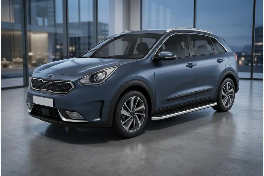 Kia Niro 2016–2021 Seitenschweller Tayga Grey (2 Stk., Aluminium) Image