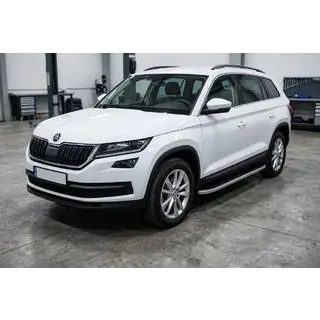 Seitenschweller Tayga Grey (2 Stk., Aluminium) Skoda Kodiaq 2016-2023 Foto 1