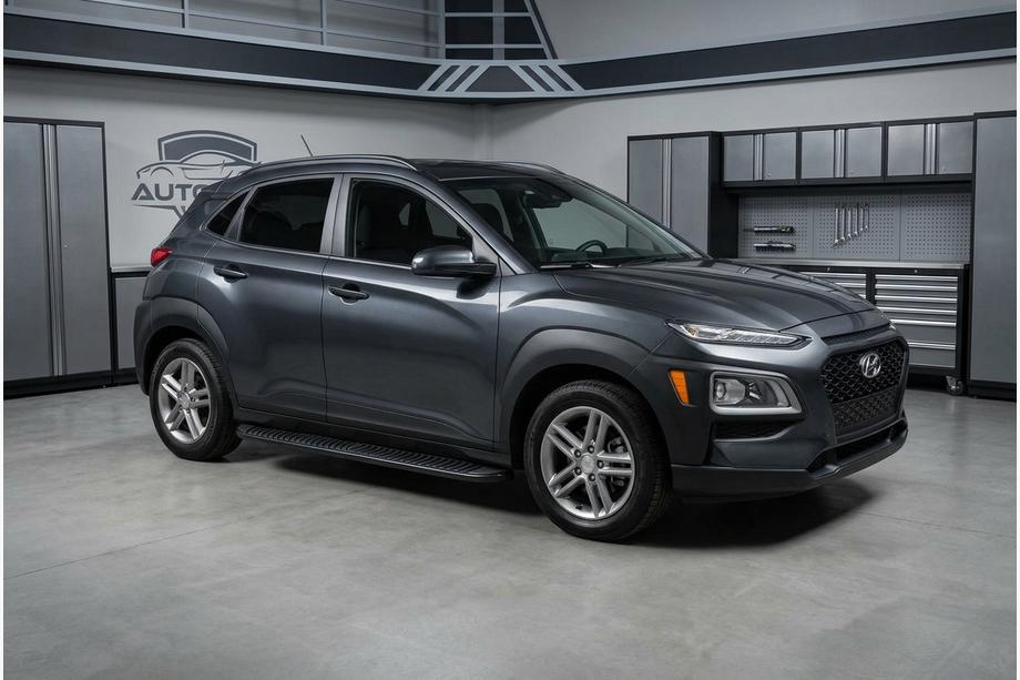 Hyundai Kona 2017-2023 Seitenschweller Tayga Black (2 Stk., Aluminium) Image