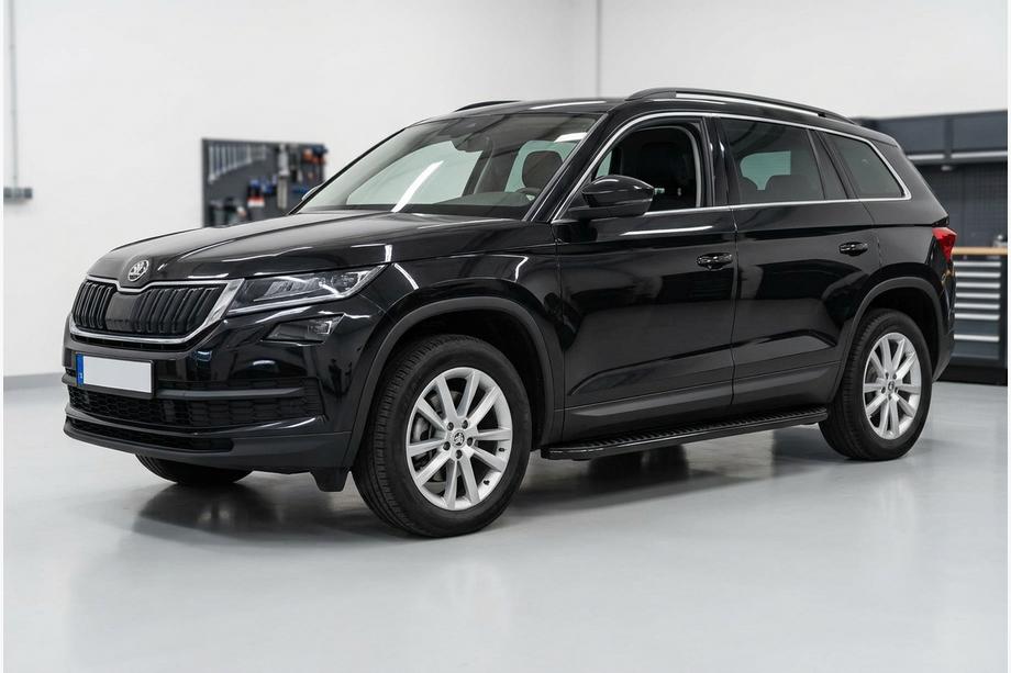 Skoda Kodiaq 2016-2023 Seitenschweller Tayga Black (2 Stk., Aluminium) Foto 1