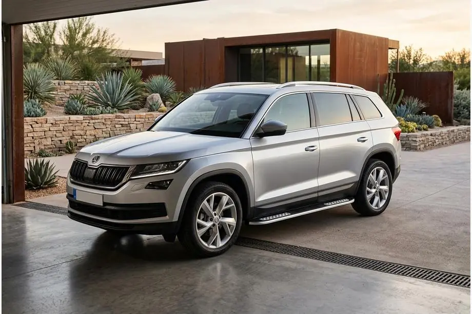 Skoda Kodiaq 2016-2023 Seitenschweller Tayga V2 (2 Stk., Aluminium) Image