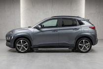 Hyundai Kona 2017-2023 Seitenschweller Bosphore Grey (2 Stk., Aluminium) Foto 1