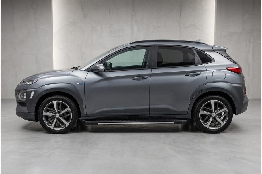 Hyundai Kona 2017-2023 Seitenschweller Bosphore Grey (2 Stk., Aluminium) Image