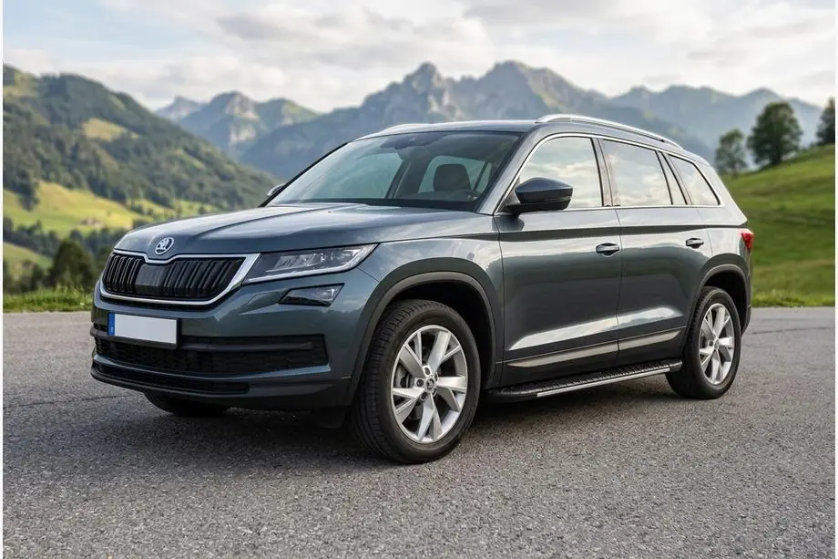 Skoda Kodiaq 2016-2023 Seitenschweller Bosphore Grey (2 Stk., Aluminium) Image