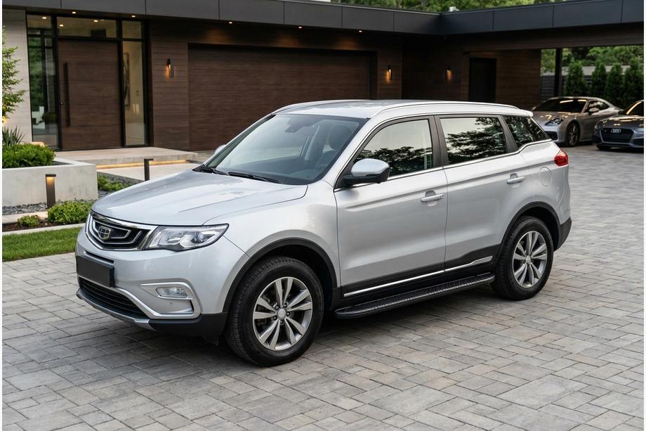Geely Emgrand X7 2011- Seitenschweller Bosphore Black (2 Stk., Aluminium) Image