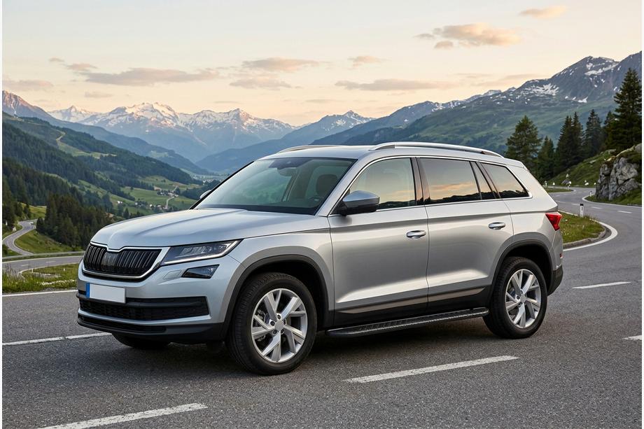 Skoda Kodiaq 2016-2023 Seitenschweller Bosphore Black (2 Stk., Aluminium) Image
