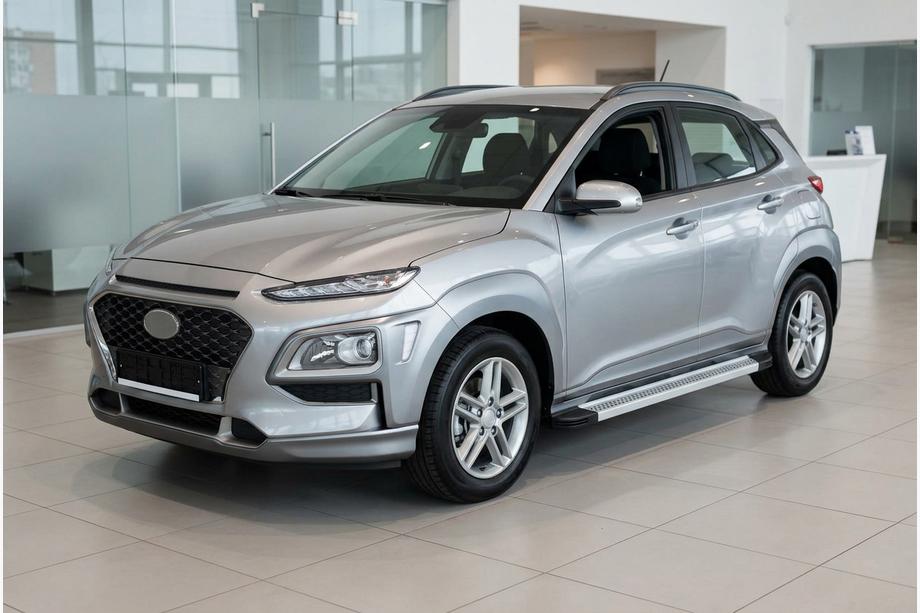 Hyundai Kona 2017-2023 Seitenschweller Maya V2 (2 Stk., Aluminium) Image