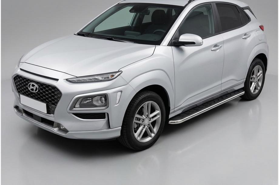 Hyundai Kona 2017-2023 Seitenschweller Maydos V1 (2 Stk., Aluminium) Image