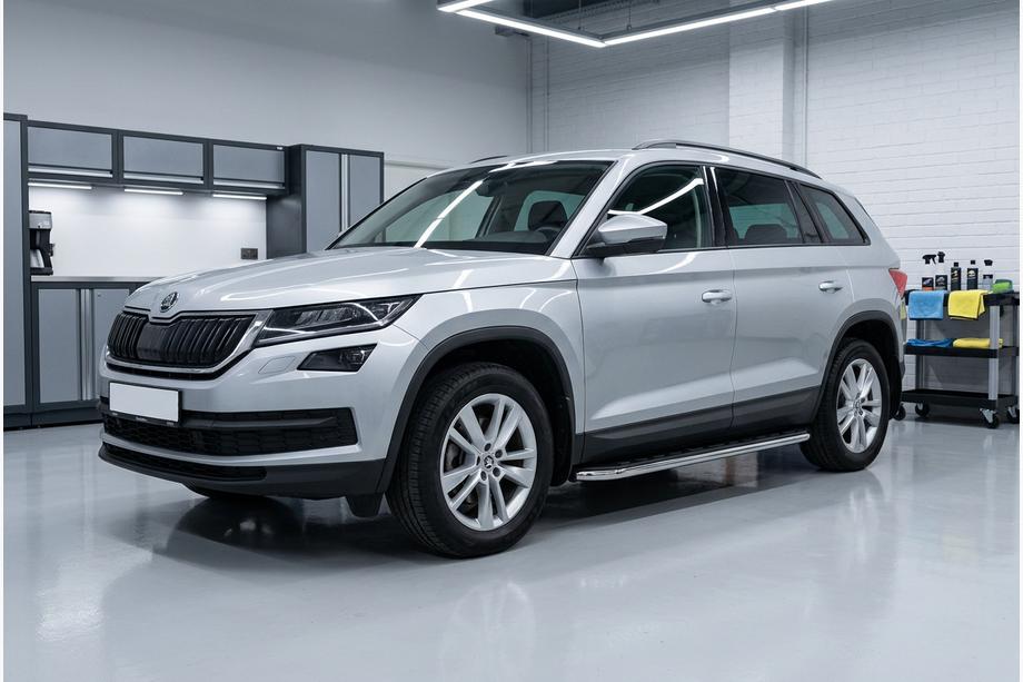 Skoda Kodiaq 2016-2023 Seitenschweller Maydos V1 (2 Stk., Aluminium) Image
