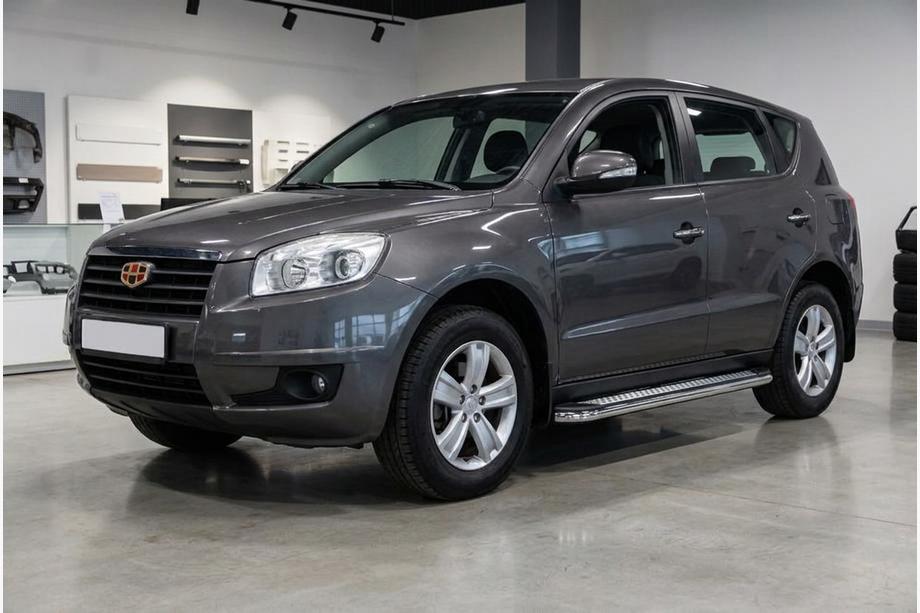 Geely Emgrand X7 2011- Seitenschweller Maydos V2 (2 Stk., Aluminium & Edelstahl) Image