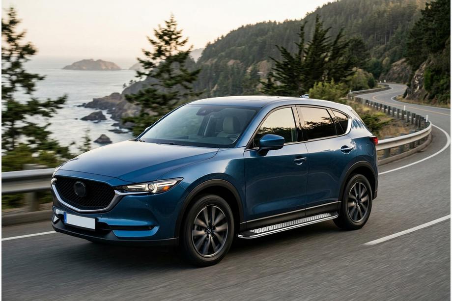 Mazda CX-5 2017–2025 Seitenschweller Maydos V2 (2 Stk., Aluminium & Edelstahl) Image