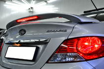 Hyundai Accent 2011-2017 Heckspoiler Niken V2 (grundiert zum Lackieren) Foto 4