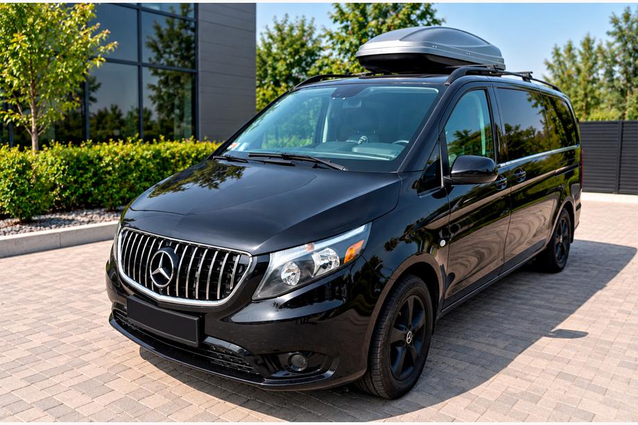 Mercedes Vito/V-class W447 2014- Frontgrill GT Panamericana Chrom (2014-2023 für Vito W447) Foto 7