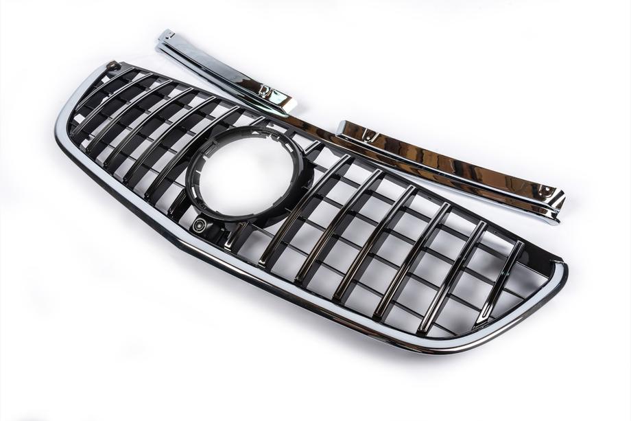 Mercedes Vito/V-class W447 2014- Frontgrill GT Panamericana Chrom (2014-2023 für Vito W447) Foto 9