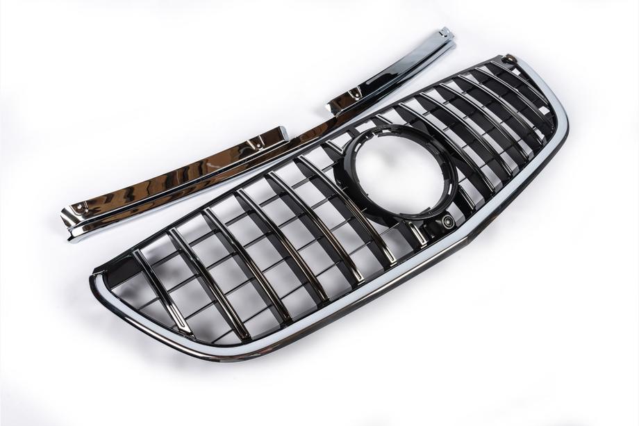 Mercedes Vito/V-class W447 2014- Frontgrill GT Panamericana Chrom (2014-2023 für Vito W447) Foto 10