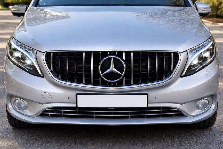 Mercedes Vito/V-class W447 2014- Frontgrill GT Panamericana Chrom (2014-2023 für Vito W447) Foto 4