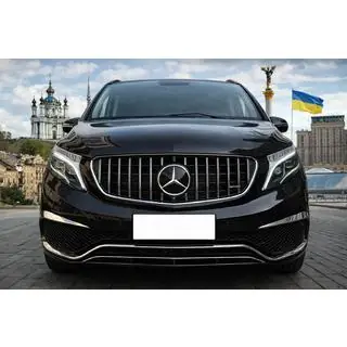 Frontgrill GT Panamericana Chrom (2014-2019 für V-Klasse) Mercedes Vito/V-class W447 2014- Foto 1