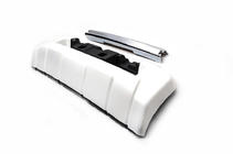 Toyota Land Cruiser 200 2007-2021 Frontlippe 2012-2016 (EA-Style, ohne Spoiler) Weiß Foto 3