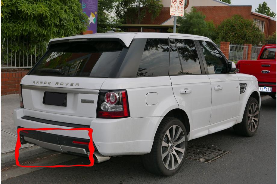 Range Rover Sport 2005-2013 Heckverkleidung (3-teilig) Image