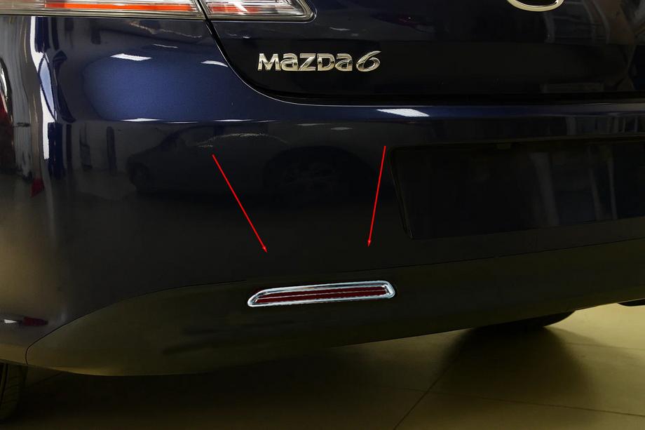 Mazda 6 2008-2012 Abdeckungen für hintere Nebelscheinwerfer (2 Stk, Kunststoff) Image