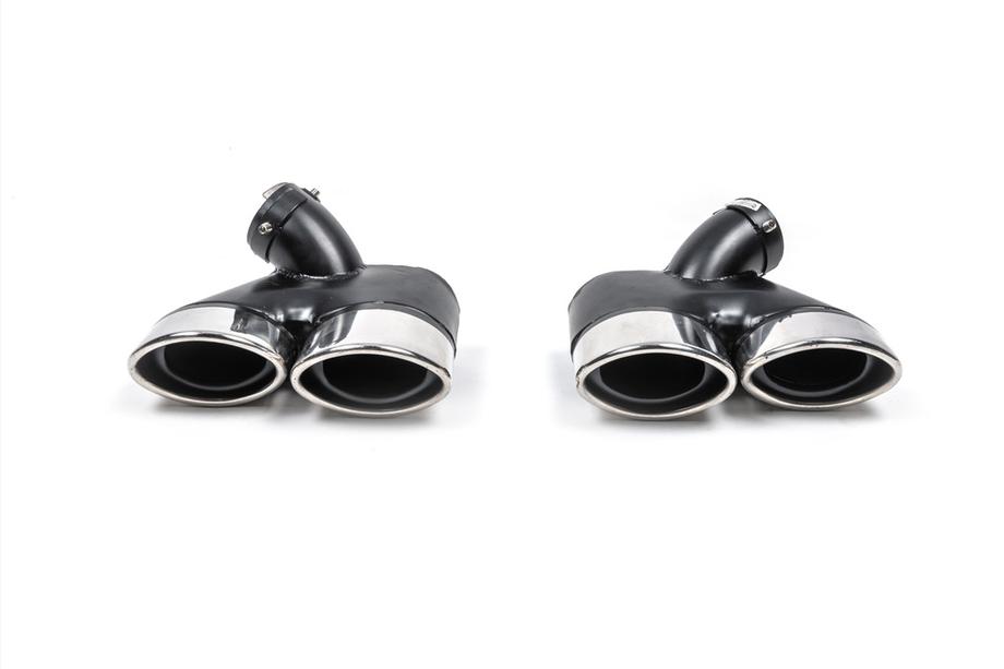 Mercedes E-class W211 2002-2009 Auspuffblenden V1 (2 Stk) Image