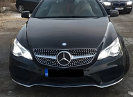 Mercedes E-class coupe C207 2010-2017 Frontgrill (2014-2016, Diamond Silver) Foto 3