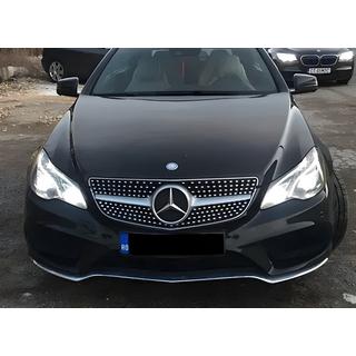 Frontgrill (2014-2016, Diamond Silver) Mercedes E-сlass coupe C207 2010-2017 Foto 3