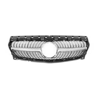 Frontgrill (2017-2019, Diamond Silver) Mercedes CLA C117 2013-2019 Foto 2