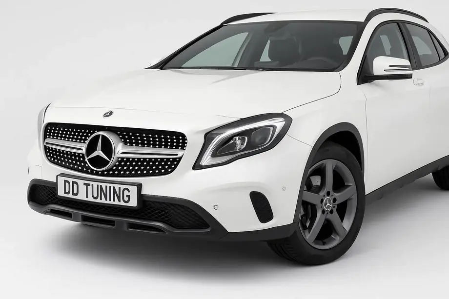 Mercedes GLA X156 2014-2019 Frontgrill Diamond Silber (2017-2019) Image