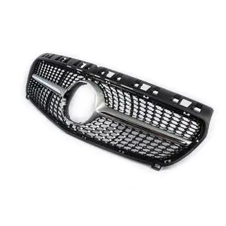 Frontgrill Diamond Silber (2012-2015) Mercedes A-сlass W176 2012-2018 Foto 3