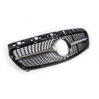 Frontgrill Diamond Silber (2012-2015) Mercedes A-сlass W176 2012-2018 Foto 4
