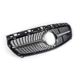Frontgrill Diamond Silber (2012-2015) Mercedes A-сlass W176 2012-2018 Foto 4