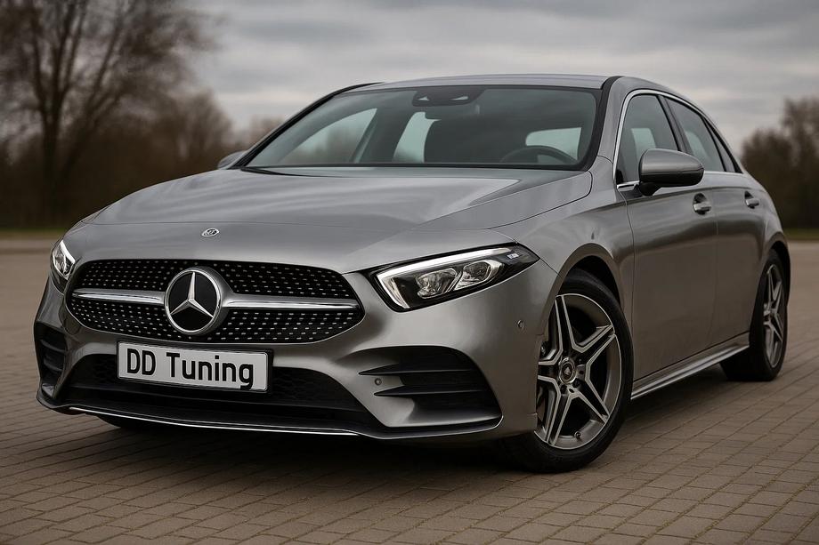 Mercedes A-class W177 2018- Frontgrill Diamond Silber (für 2018-2022) Image