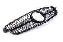 Mercedes C-class W204 2007-2015 Frontgrill Diamond Black Foto 4