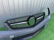 Mercedes C-class W204 2007-2015 Frontgrill Diamond Black Foto 6