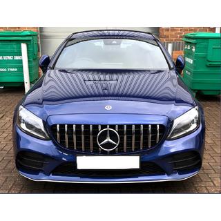 Frontgrill Panamericana GT (für Avantgarde/AMG-Line/C43 AMG) Mercedes C-сlass W205 2014-2021 Foto 2
