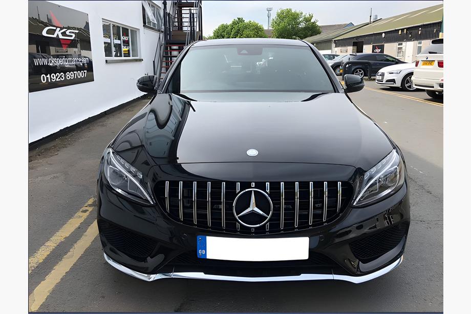 Mercedes C-class W205 2014-2021 Frontgrill Panamericana GT (für Avantgarde/AMG-Line/C43 AMG) Foto 6