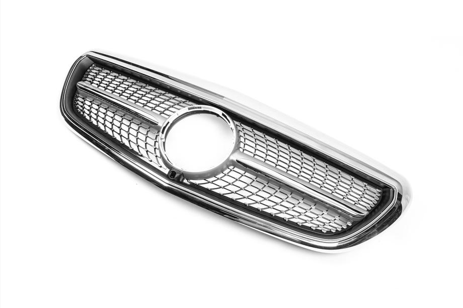 Mercedes E-class W213 2016-2023 Frontgrill Diamond (für Classic und Exclusive, 2016-2019) Mit Kameravorbereitung Foto 3