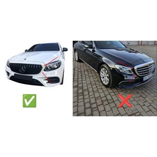 Frontgrill GT Panamericana (für Avantgarde/AMG-Line/E43 AMG/E53 AMG 2016-2019) Mercedes E-сlass W213 2016-2023 Foto 4