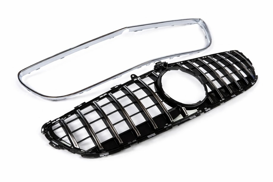 Mercedes CLS C218 2011-2018 Frontgrill mit Rahmen 2014-2018 (GT Panamericana) Foto 6