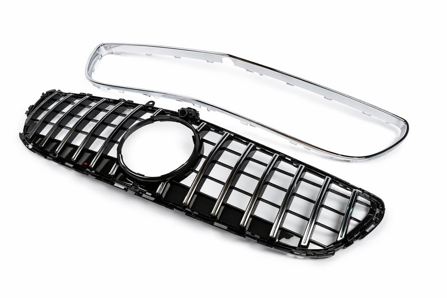 Mercedes CLS C218 2011-2018 Frontgrill mit Rahmen 2014-2018 (GT Panamericana) Foto 5