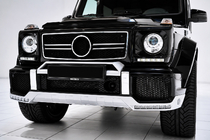 Mercedes G class W463 1990-2018 BRBS Frontstoßstangen-Lippe mit LED Foto 1