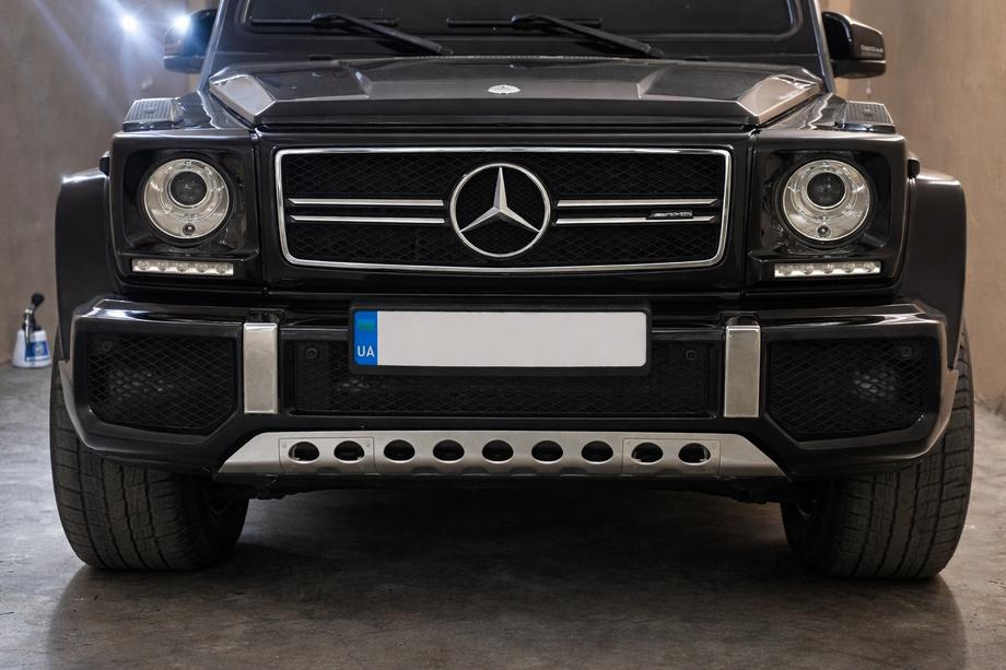 Mercedes G class W463 1990-2018 Frontschutzbügel Edelstahl Foto 3