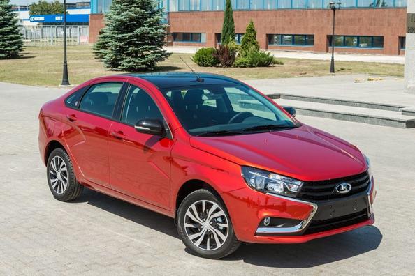 Übersicht der Limousine Lada Vesta